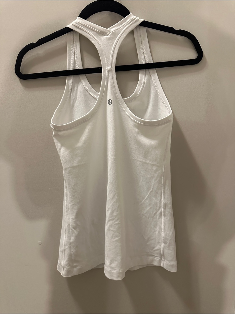 Lululemon White Racerback Tank Top - Women - Picture 2 of 3
